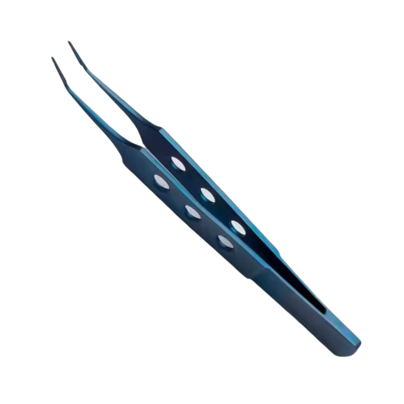Micro Tweezers Angled Titanium