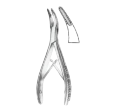 Luer gouge forceps