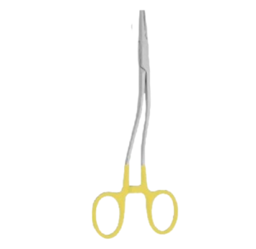 Needle holder single bent TC