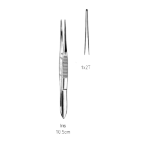 Tweezers Iris 1x2T